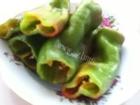 家常菜油焖尖椒做法图解1)