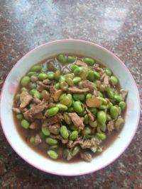 好吃的青豆烧肉片做法图解7)