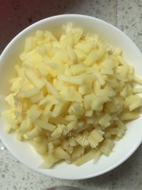 营养的鸡油五彩炒饭做法图解2)