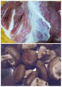 家常菜香菇滑肉片做法图解1)