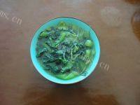 美味的青菜粉丝汤