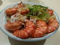 美味的蒜蓉粉丝虾