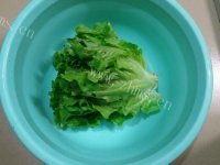 诱人的白灼生菜做法图解1)