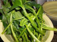 在家做的猪肝菠菜汤做法图解1)