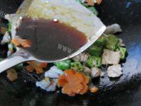 好吃的秋葵炒肉片做法图解10)