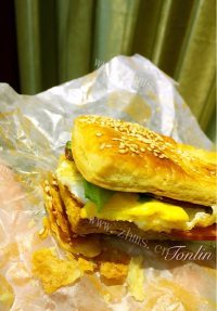 香酥法风烧饼做法图解3)