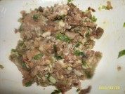 肉末炒四季豆做法图解3)