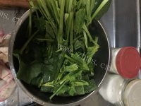 简单版鸡蛋菠菜做法图解1)