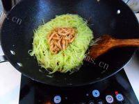 家常菜莴苣炒肉丝做法图解9)