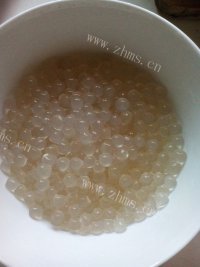 美味佳肴般的芒果西米露做法图解4)