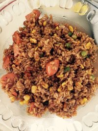 美味的酱油炒饭
