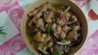 营养美食电饭锅版香菇焖鸡做法图解10)