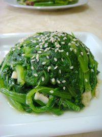 简单的蒜香菠菜