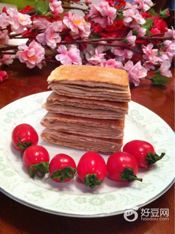 千层发面麻酱饼
