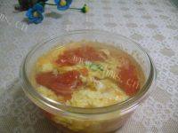美味的鸡蛋西红柿汤