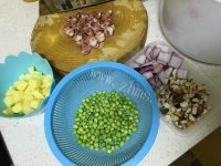 电饭锅什锦焖饭做法图解2)