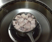 微辣的雪魔芋烧鸭做法图解3)