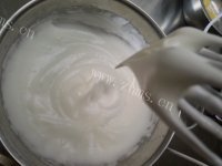美味的轻乳酪芝士蛋糕做法图解5)