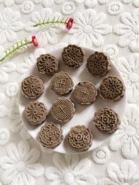 爱上蓝莓味绿豆糕做法图解21)
