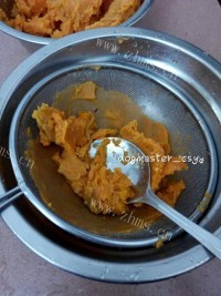 自制红薯蛋糕做法图解3)