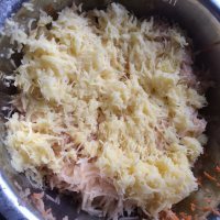 食欲满满的豆丝煎饼做法图解2)