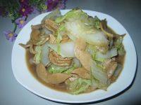 家常菜白菜炒豆干