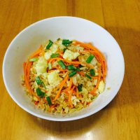 美味的胡萝卜蛋炒饭