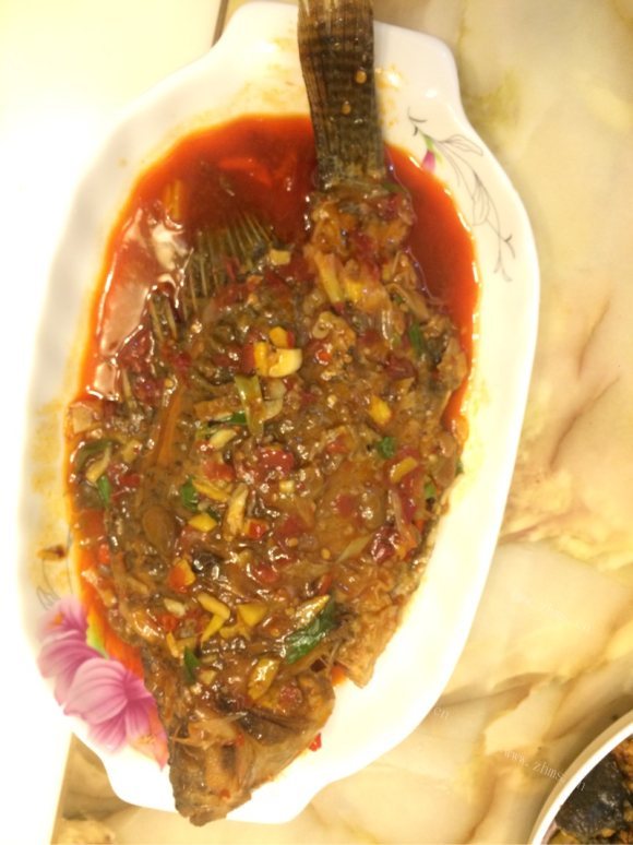 美味佳肴般的红烧鱼