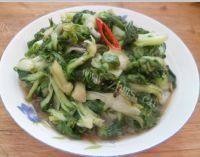 家常菜清炒黄心菜