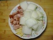 火腿冬瓜汤做法图解2)
