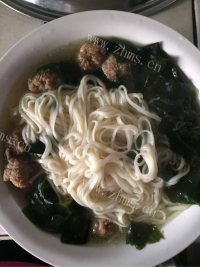 汤鲜面韧羊肉丸子面做法图解6)