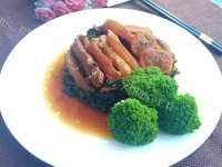 美味的梅菜扣肉做法图解12)