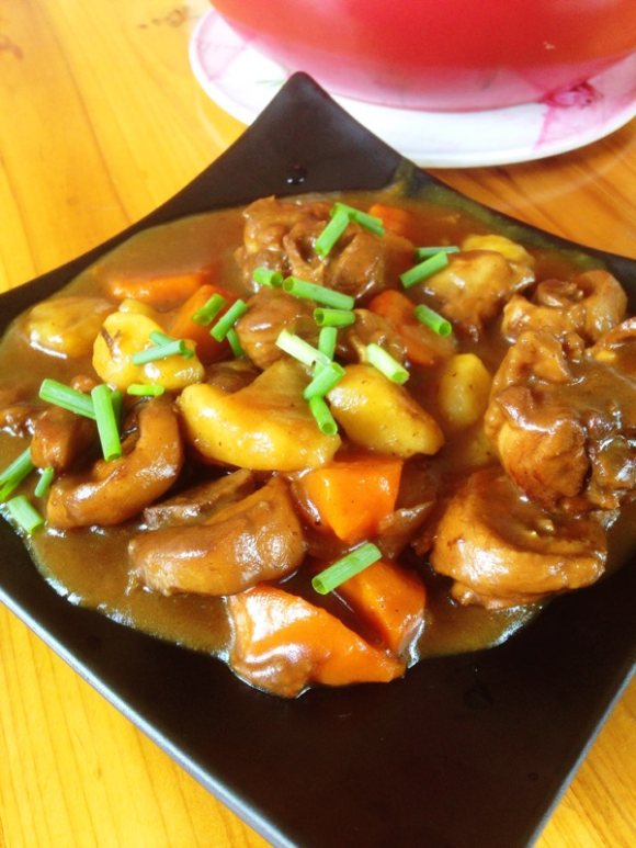 香喷喷的咖喱鸡块