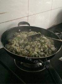 美味的芥菜饭做法图解10)