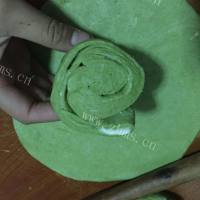 好吃的翡翠烙饼做法图解5)