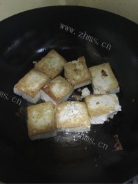 家常菜煎酿豆腐做法图解8)