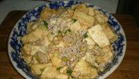 家常菜肉末豆腐