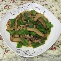 家常菜青椒炒猪肚
