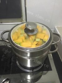 香喷喷的南瓜饼做法图解1)