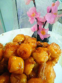 美味的拔丝红薯