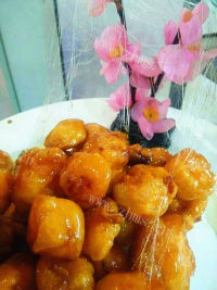 美味的拔丝红薯