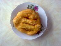 自己做的发面油饼