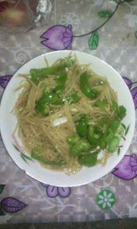 自制青椒土豆丝