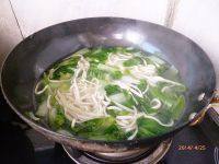 诱人的青菜面条