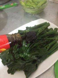 家常菜蚝油芥兰做法图解7)