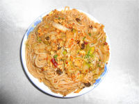美味的芽白炒米粉做法图解10)