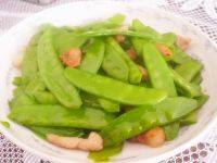家常菜肉炒荷兰豆