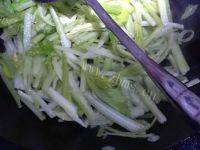 家常菜芹菜炒肉丝