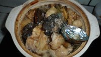 家常菜鲍鱼焖鸡做法图解8)