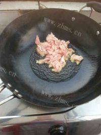 家常菜娃娃菜炒肉做法图解3)